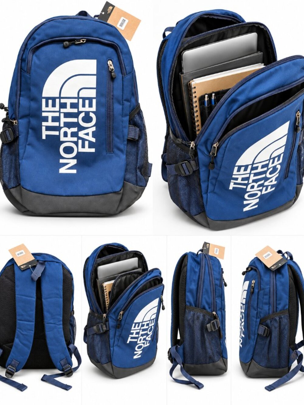 The North Face Blue Logo Backpack New With Tags - Picture 12 of 12